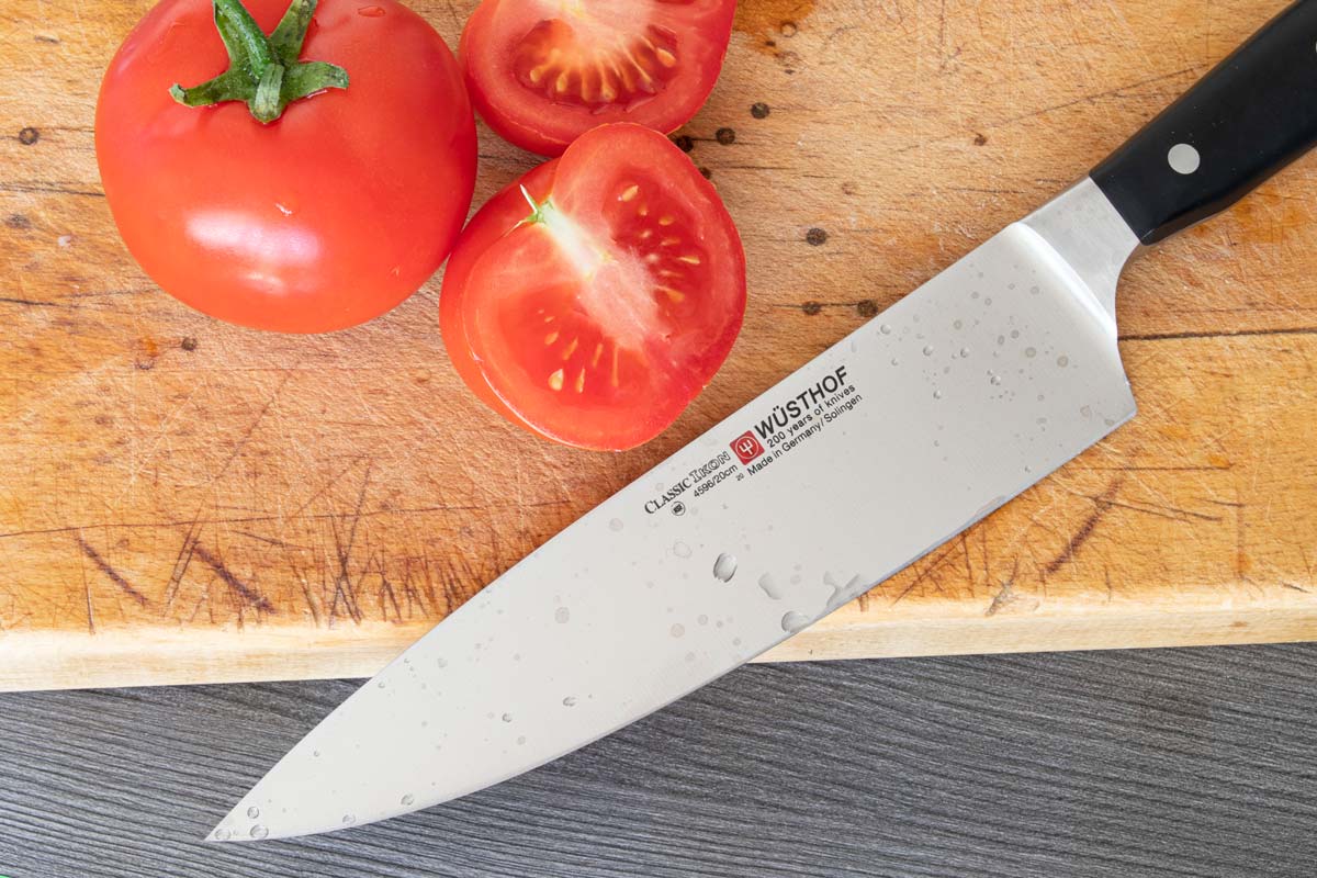 faca de chef para tomates