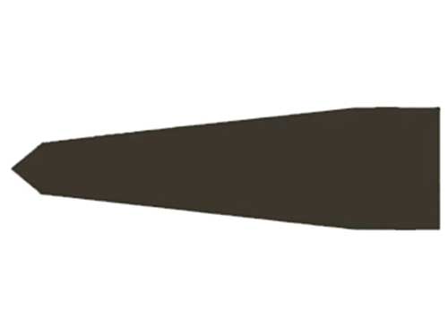 tipos de afiamentos de facas - afiamento parcialmente plano knifestock